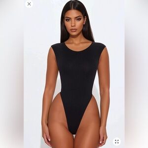 Fashion Nova Black Bodysuit